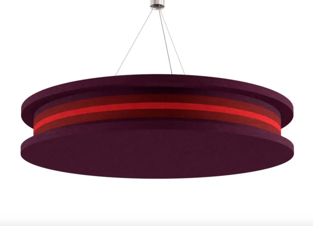 Macaroon merlot with cherry red stripe detail