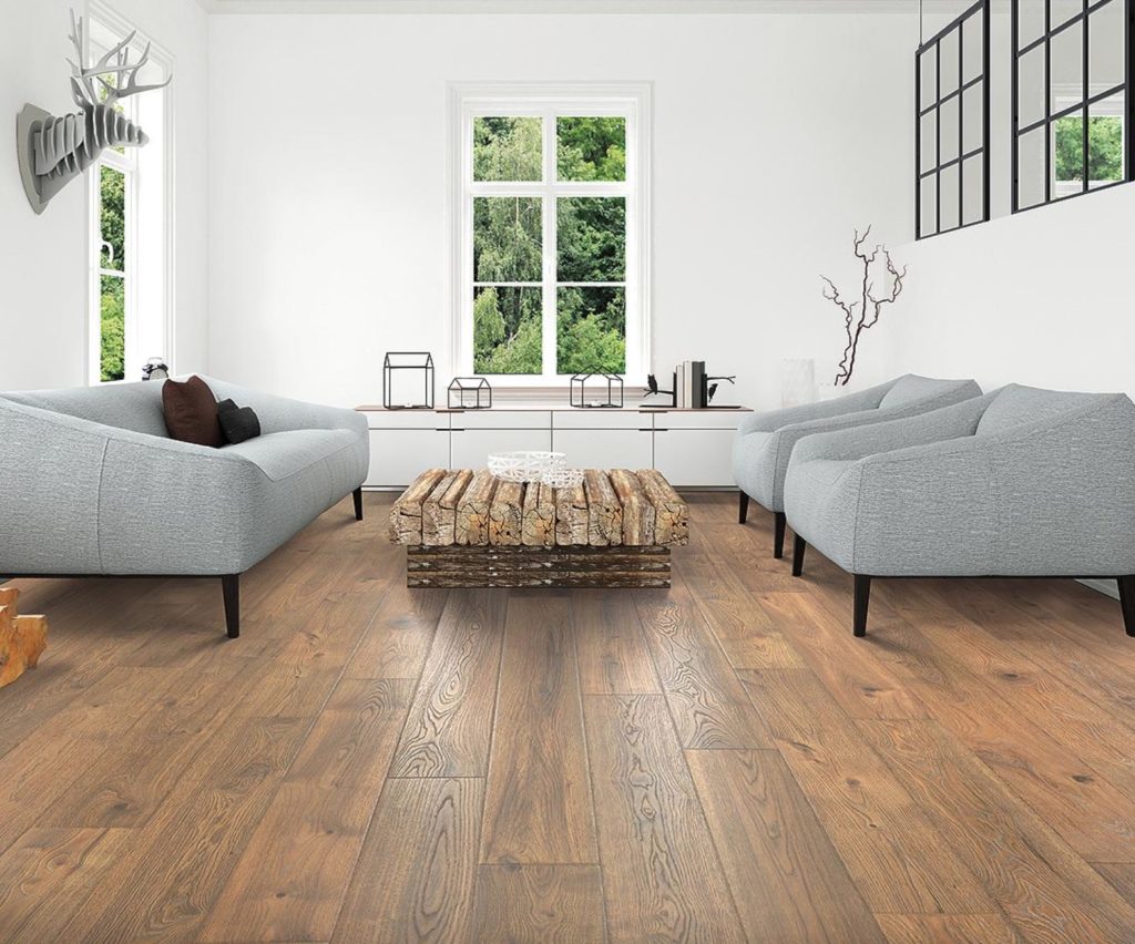Pergo floor in living room