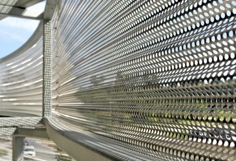 Accurate Perforating metal panel detail
