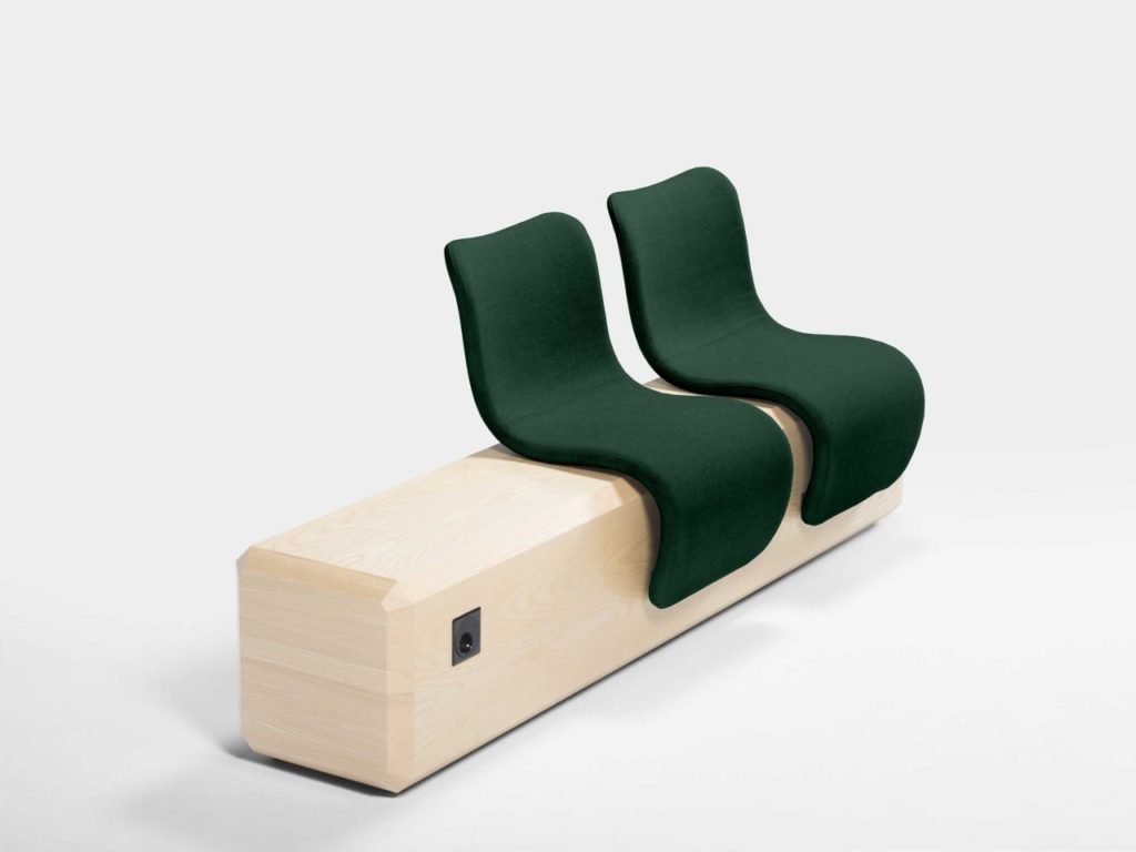 Ascent dark green with power charging