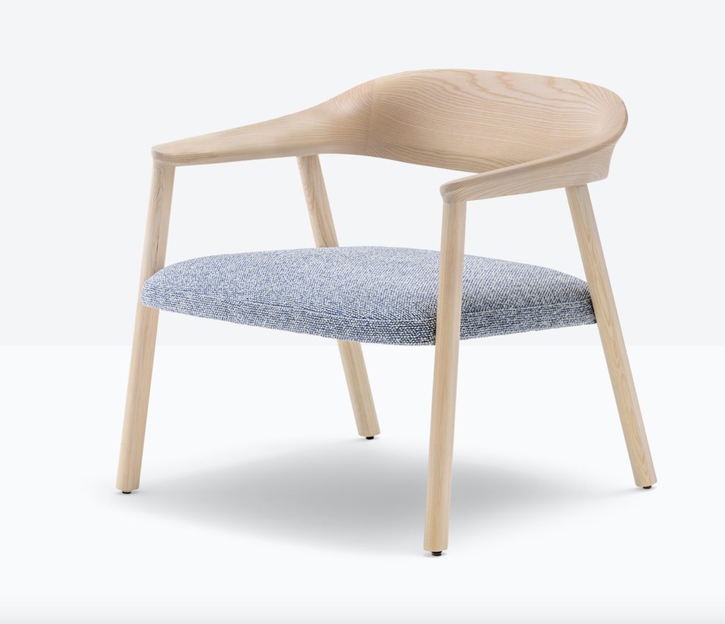 close view of Patrick Jouin lounge chair