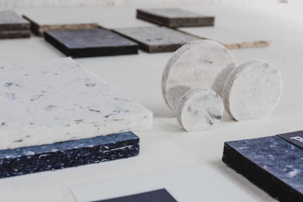 sample shapes in blue and white