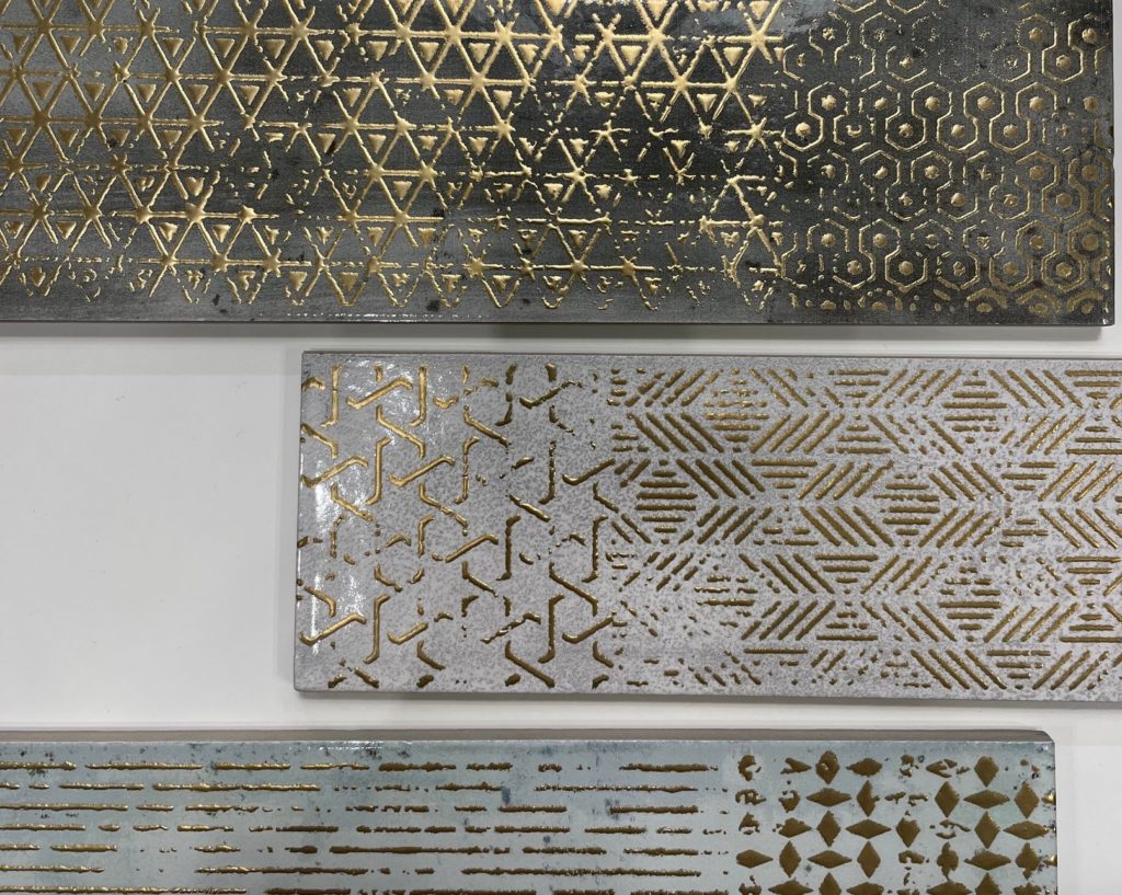 Dado Ceramica at BDNY samples from booth