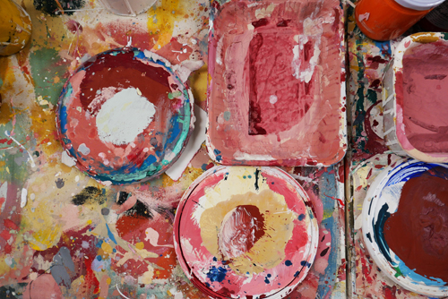 inspiration for nanimarquina's tones different paints in combination