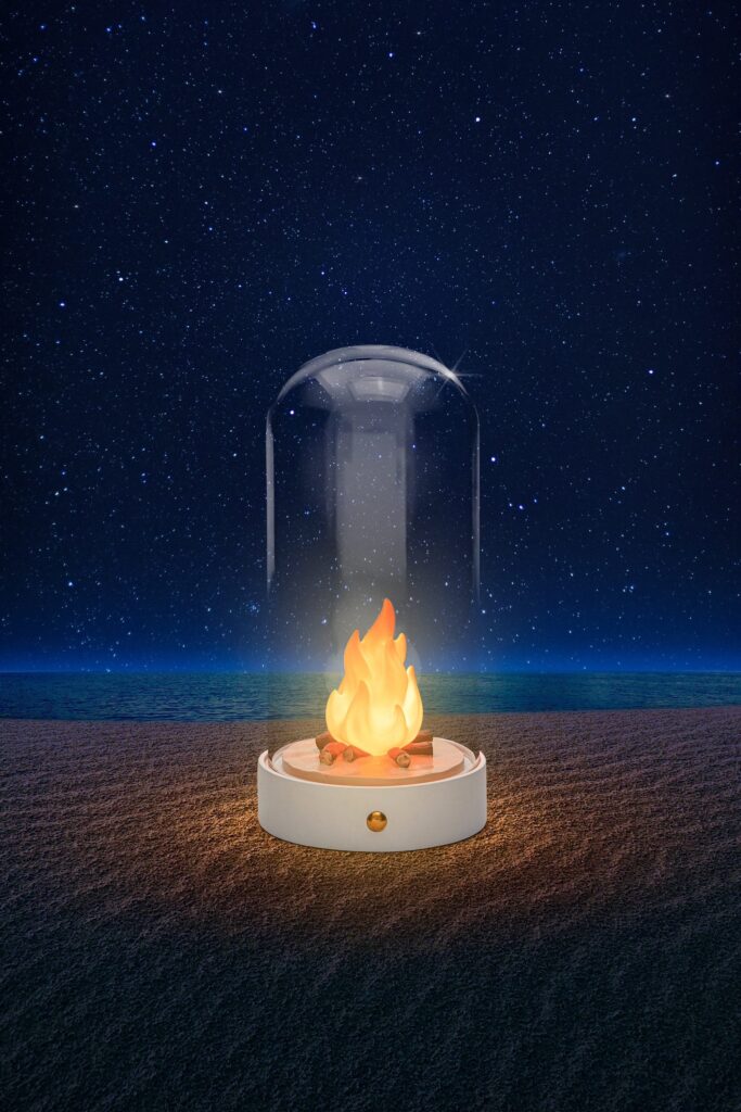 My Little Bonfire lamp