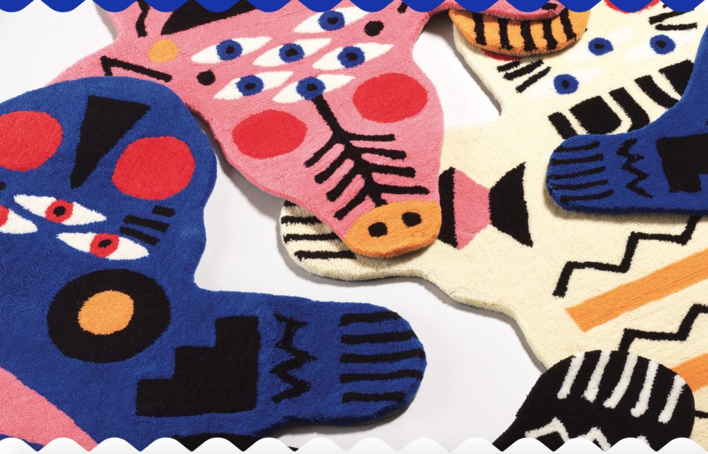 Monster Carpets by Marco Oggian for Qeeboo Monster Carpets by Marco Oggian for Qeeboo