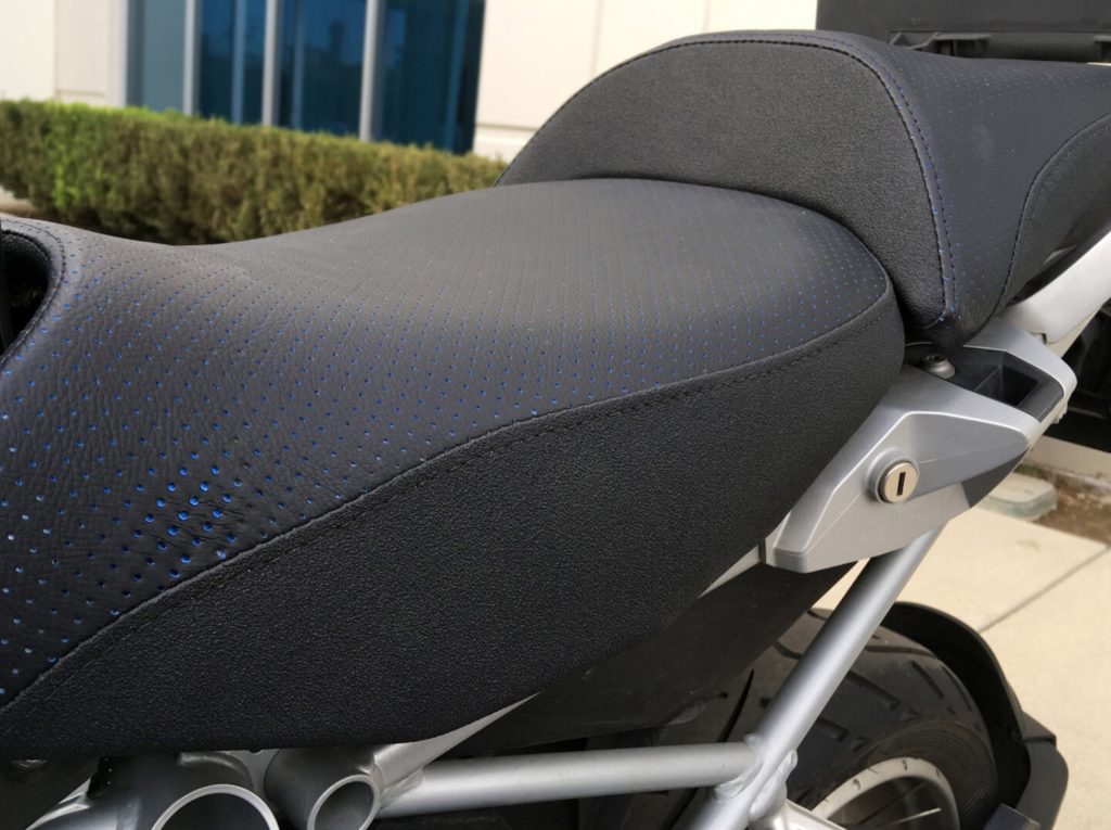 Phantom fabric on motorcycle