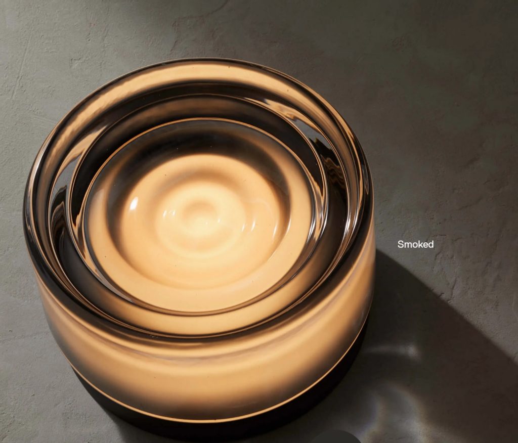Ripple in smoked, illuminated