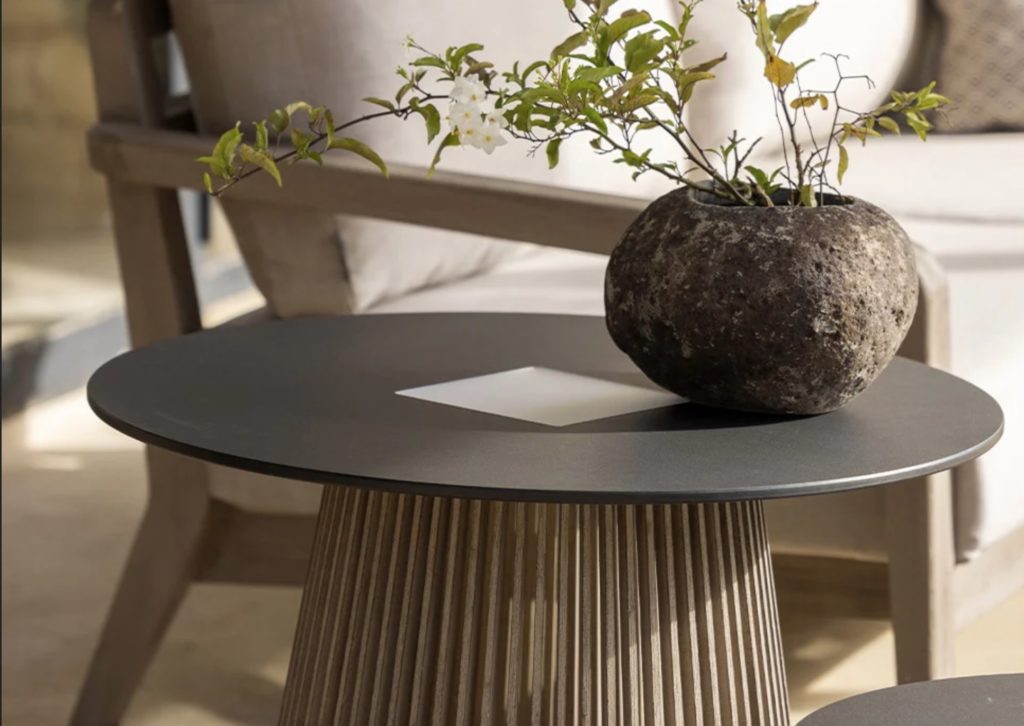 Table lamp detail not illuminated