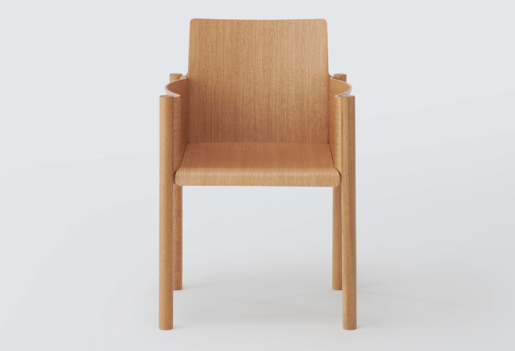 Kawara chair front