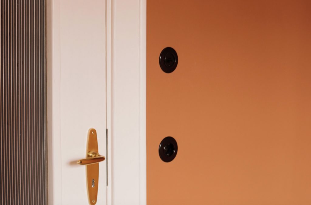 Kaunas apartment door knob detail