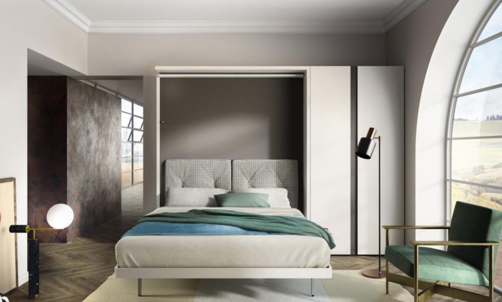 Murphy bed in guest sitting room