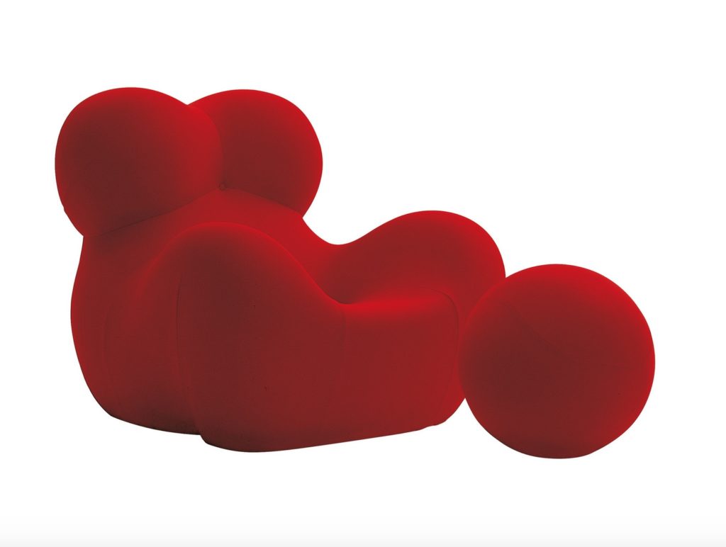 Gaetano Pesce's Up chair in red