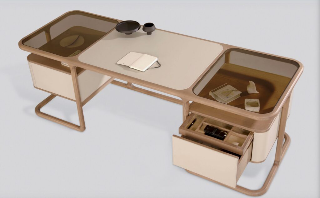 Morelato desk from above