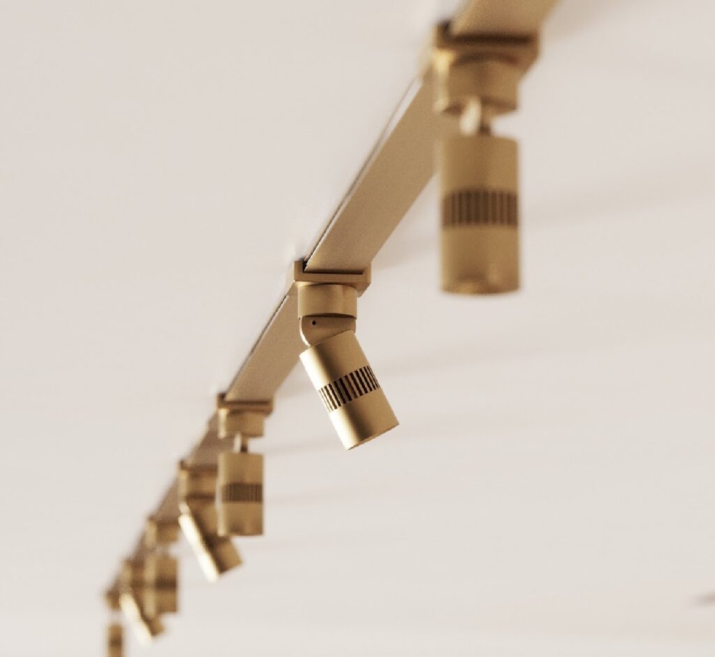 brass Multiverse on ceiling