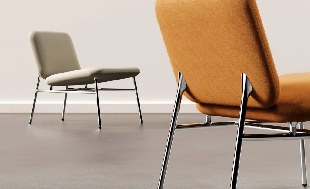 Launch Pad lounge chairs by Lincoln Chen