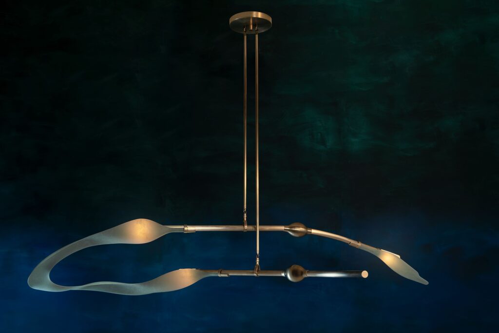 Pisces fixture on dark blue/black background