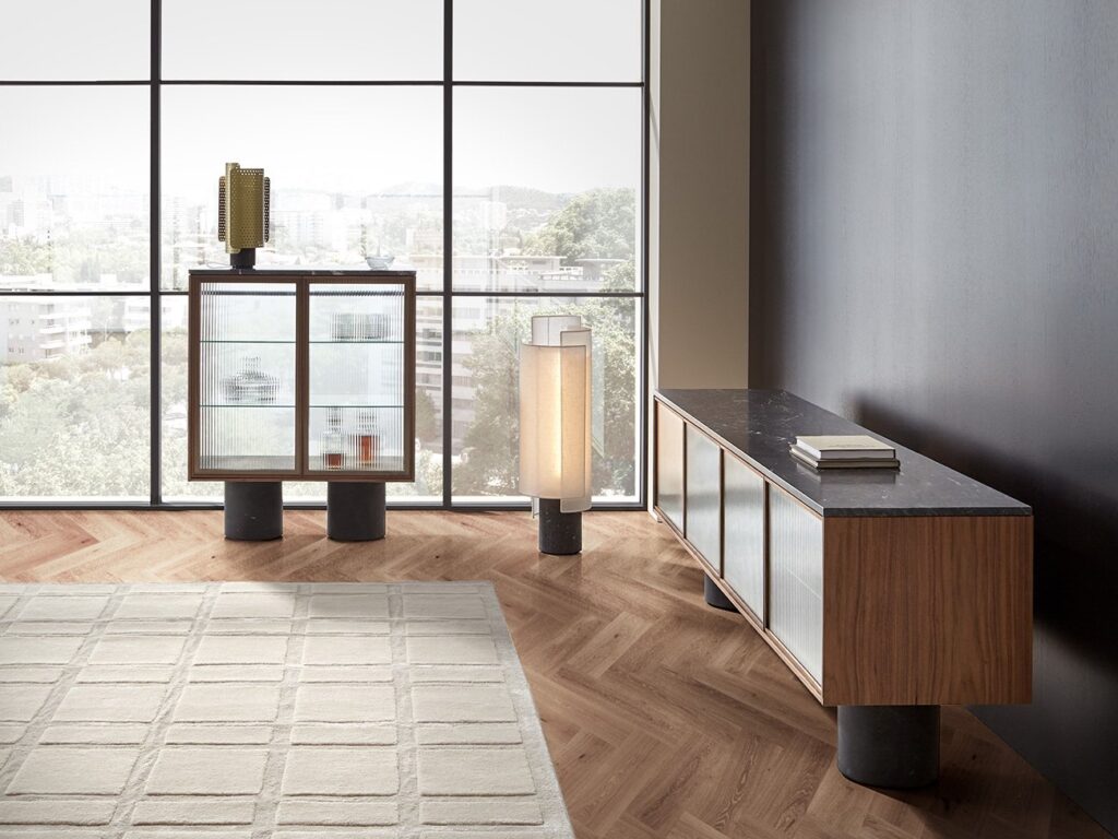 Punt’s Rio Sideboard Pairs Wood and Marble