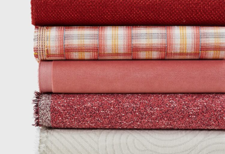 Reunion Collection swatches in red