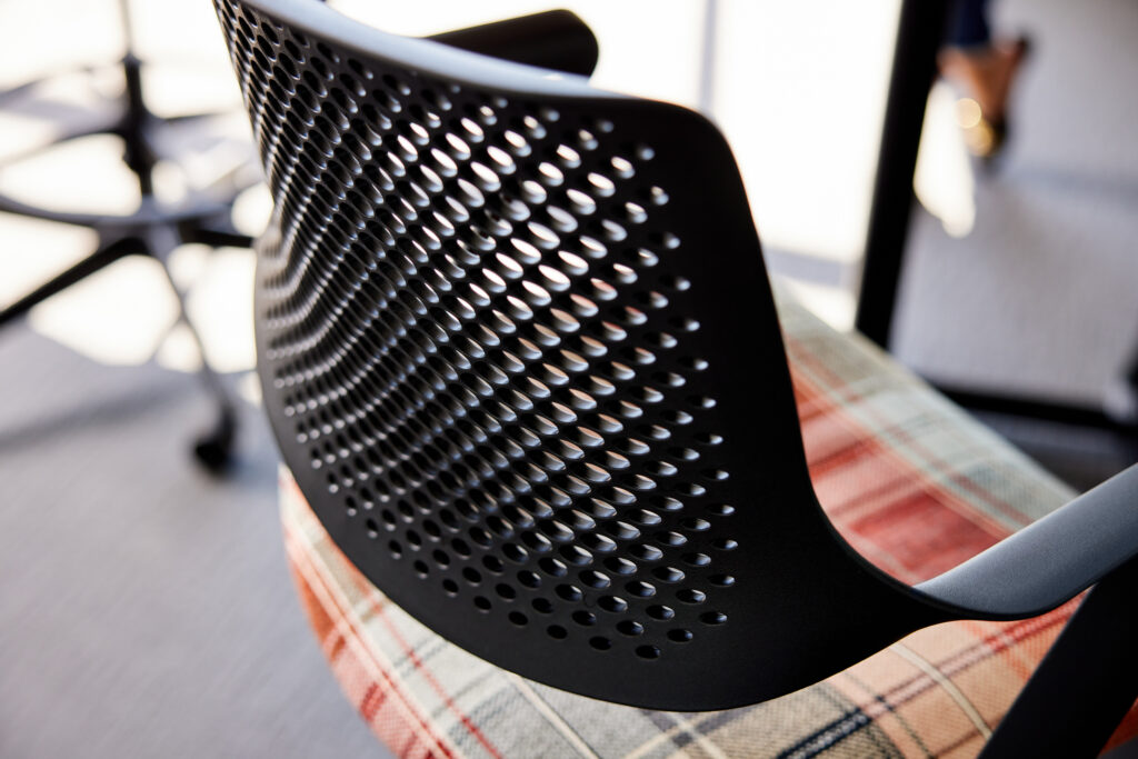 Chair back detail
