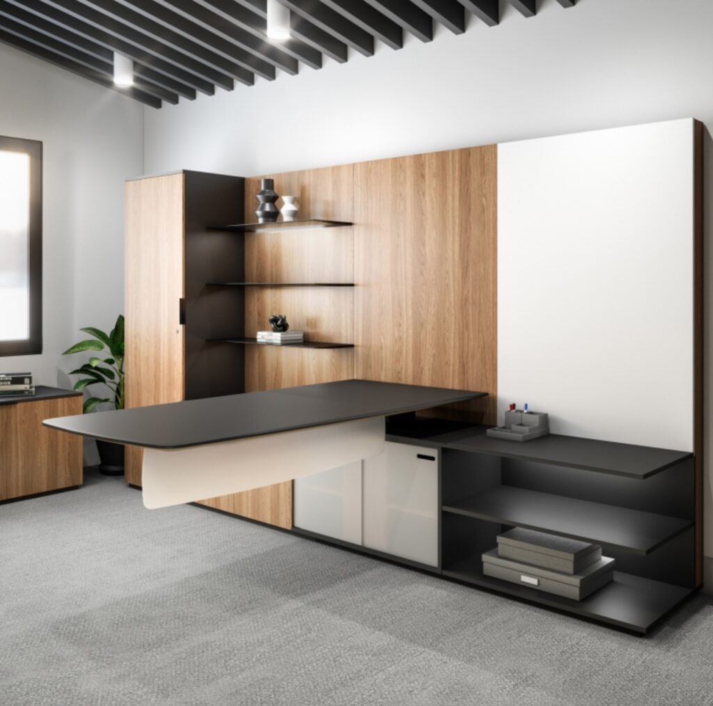 Enwork Cayman cantilevered work surface