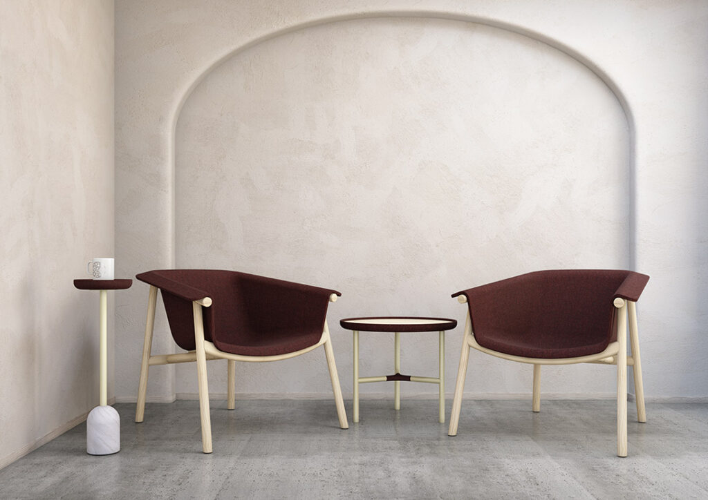 Darran Dove chair in brown