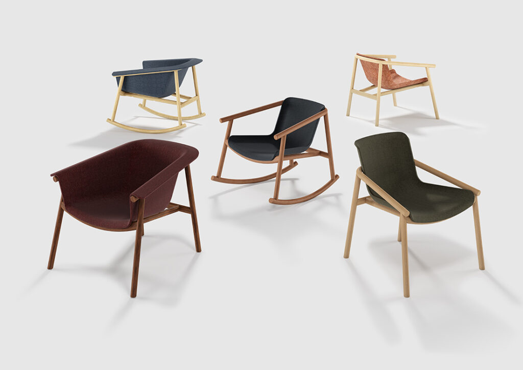 Darran Dove family of lounge chairs
