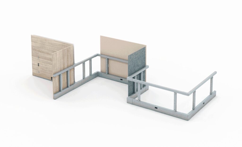 Beam with panels