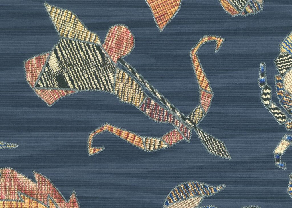 Scorpio detail on midnight blue
