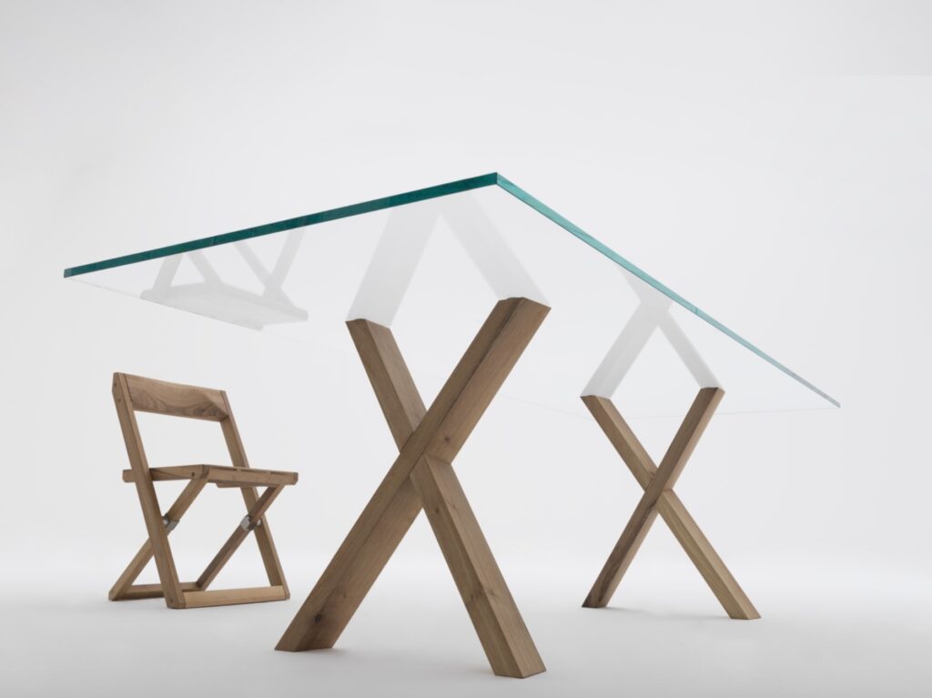 Table with one chair