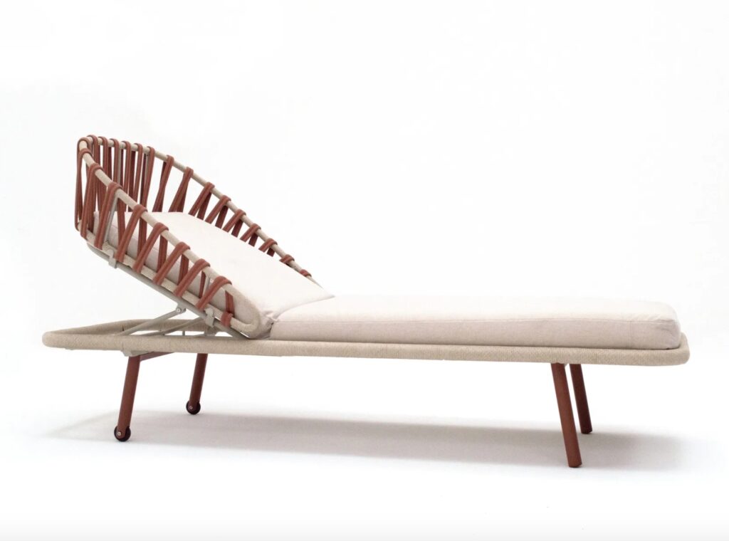 Emma Cross lounge white cushions 