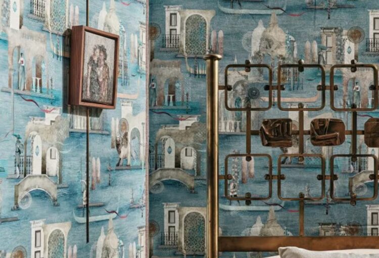 Veniceland in large format wall covering
