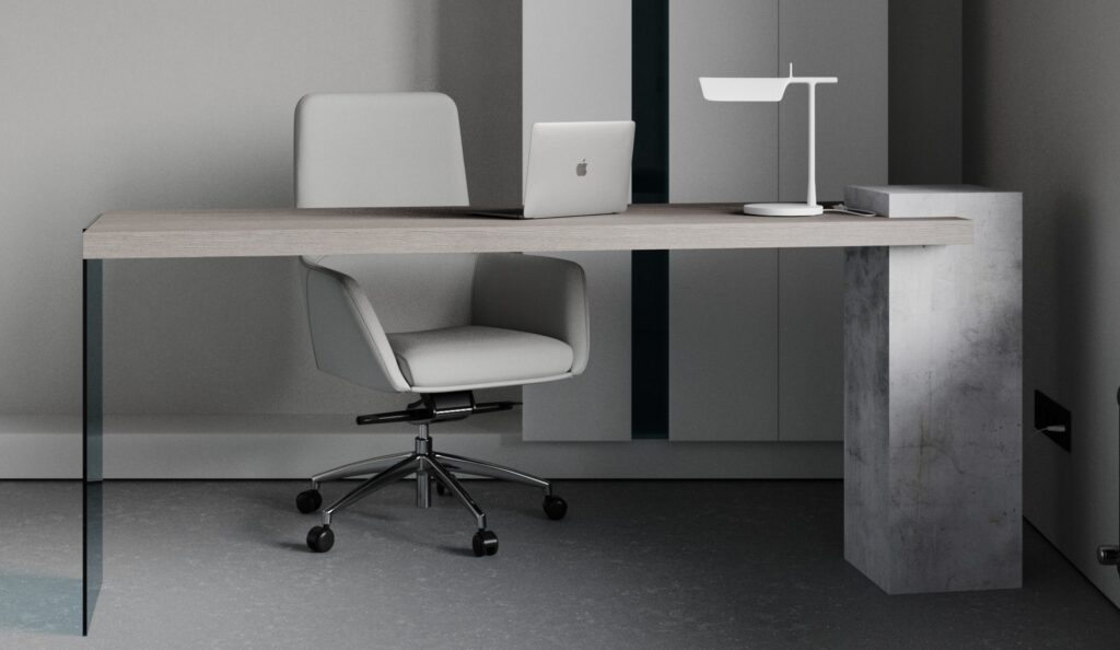 Mixed Materials Home Office Desk Mixed Materials Home Office Desk