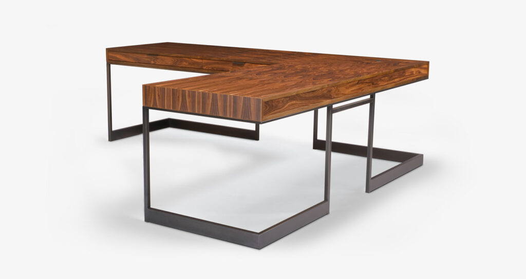 Wishbone Executive Desk side view