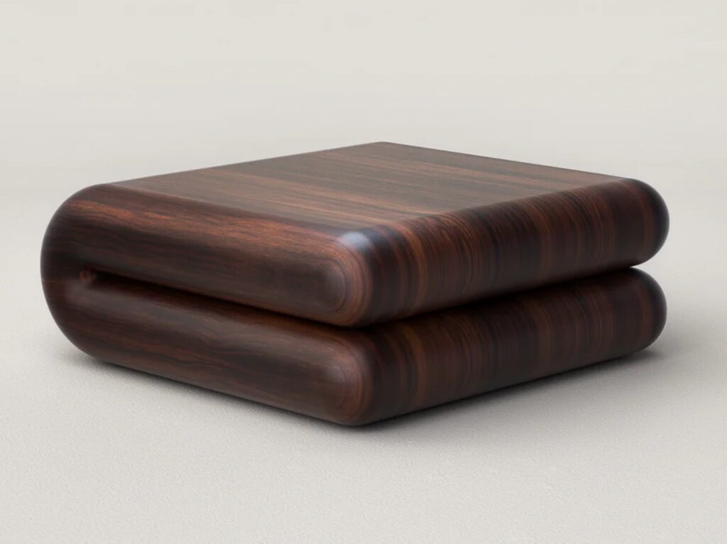 In tinted oak