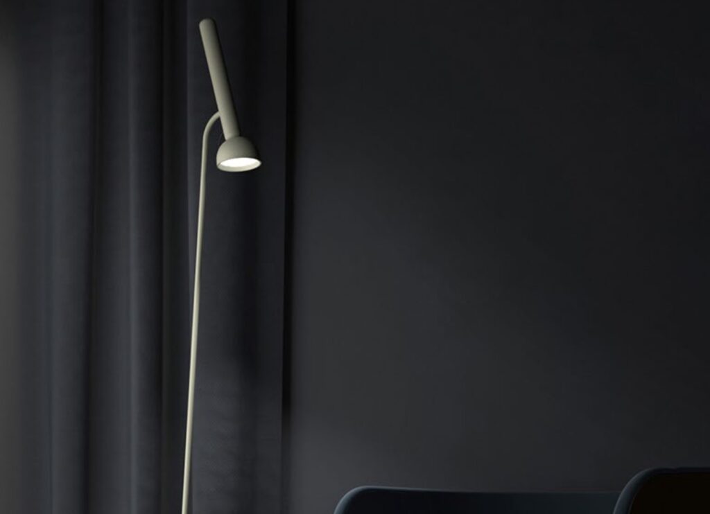 Barry Floor lamp in gray