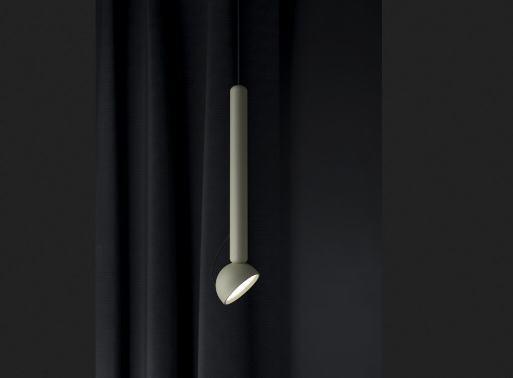 Berry as pendant in gray black background