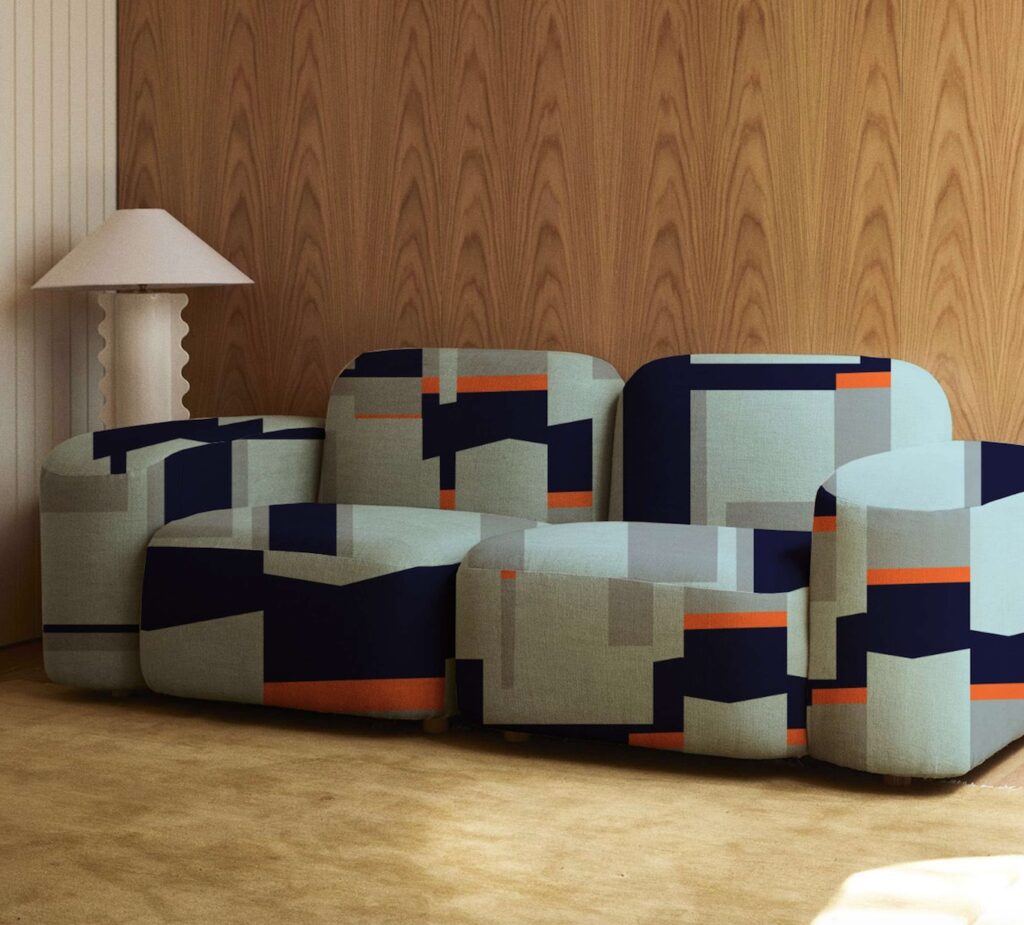 Upholstered sofa