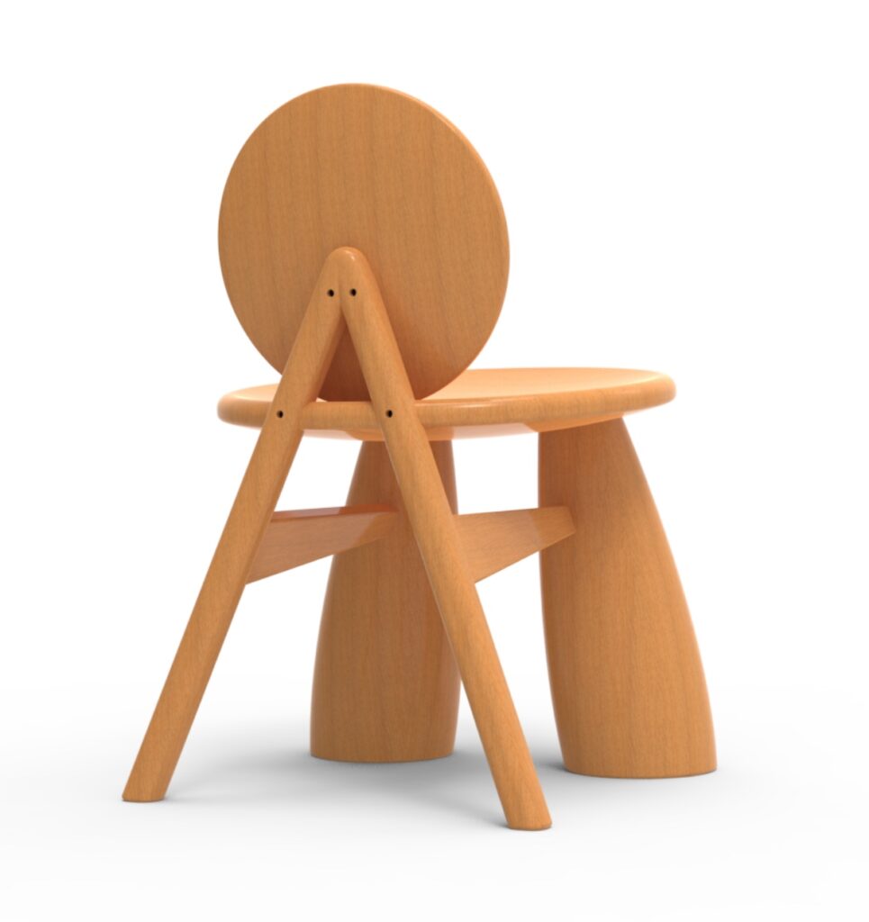 Thiago Sartorelli chair view from behind
