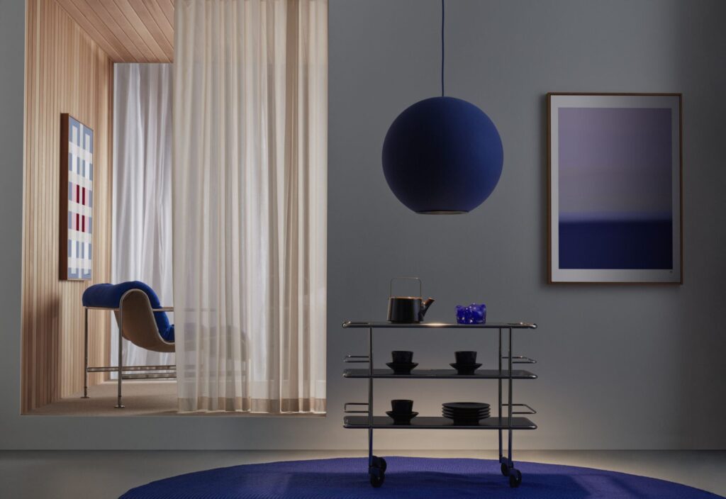Wall of art + Moon acoustical pendant