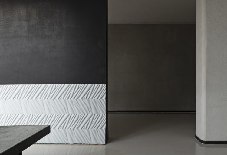 3D porcelain wall surface