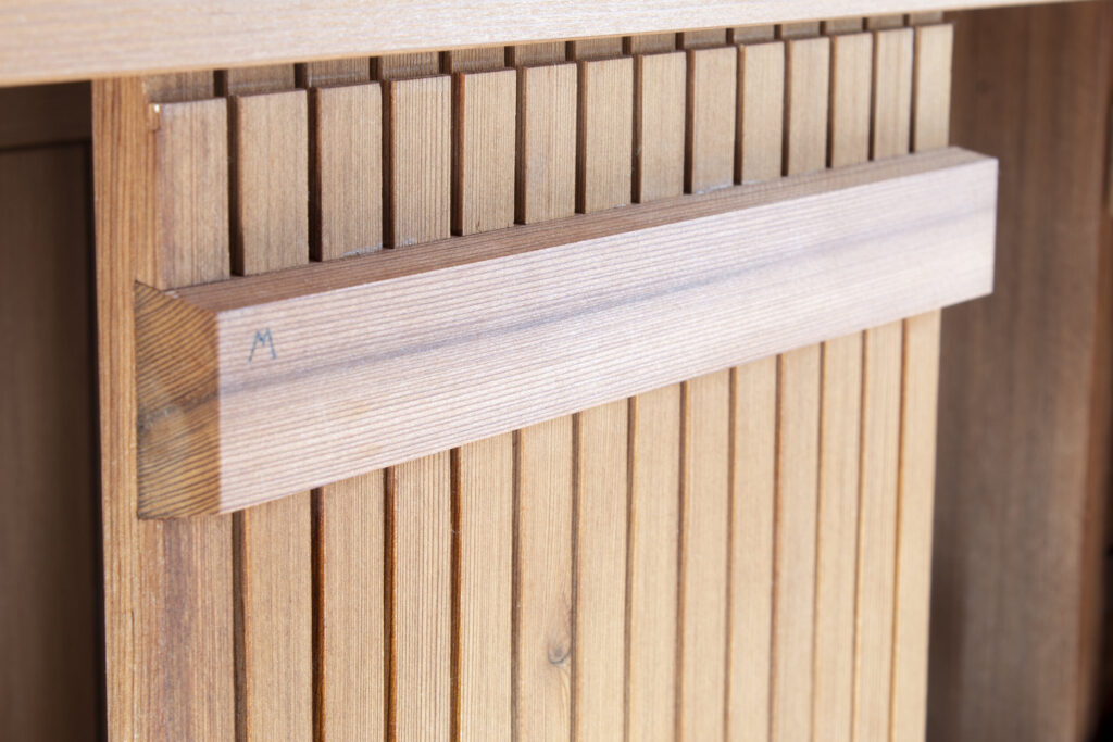 cabinet front detail