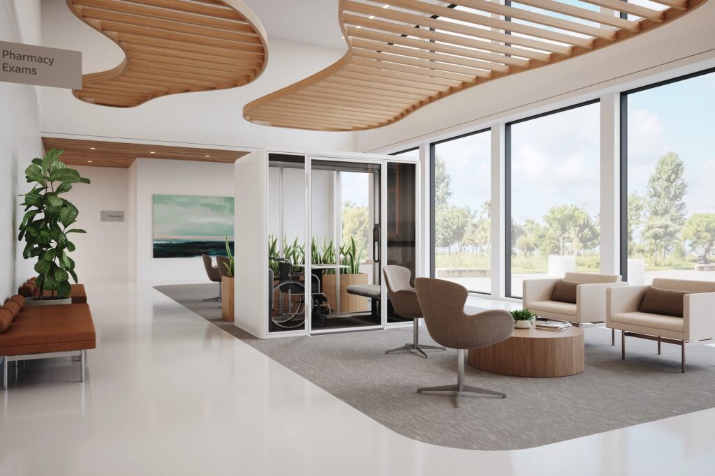 Kolo ADA-compliant pod in open office