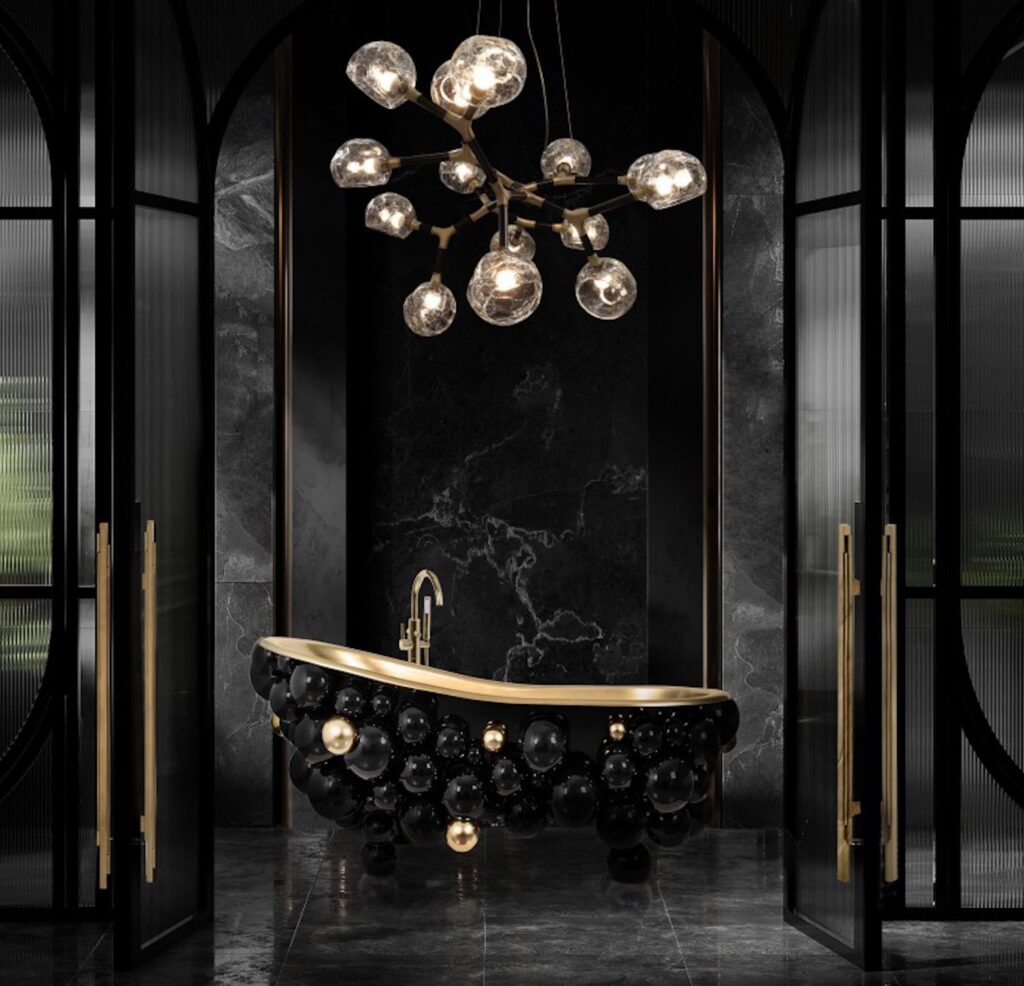 Bubbles inside and out: Maison Valentina’s Newton Bathtub