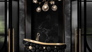 Bubbles inside and out: Maison Valentina's Newton Bathtub