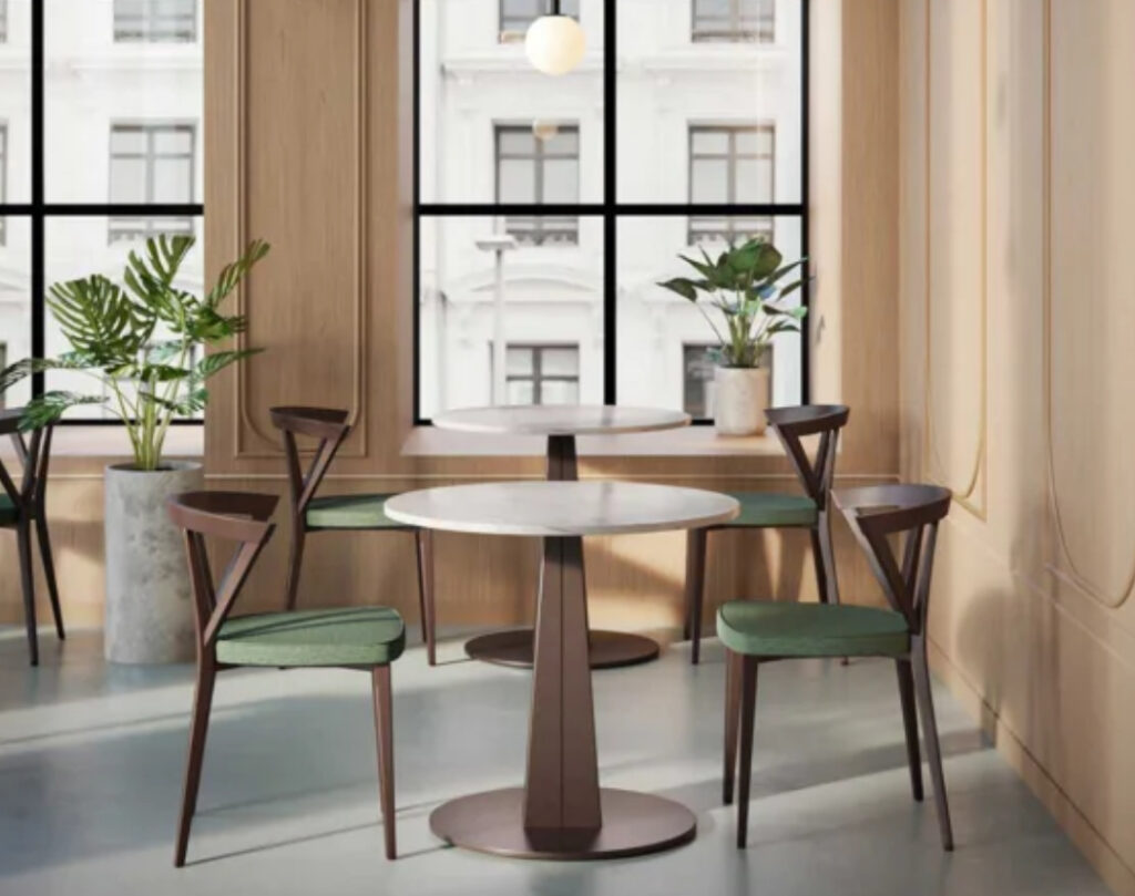 Picco table bases by Aceray
