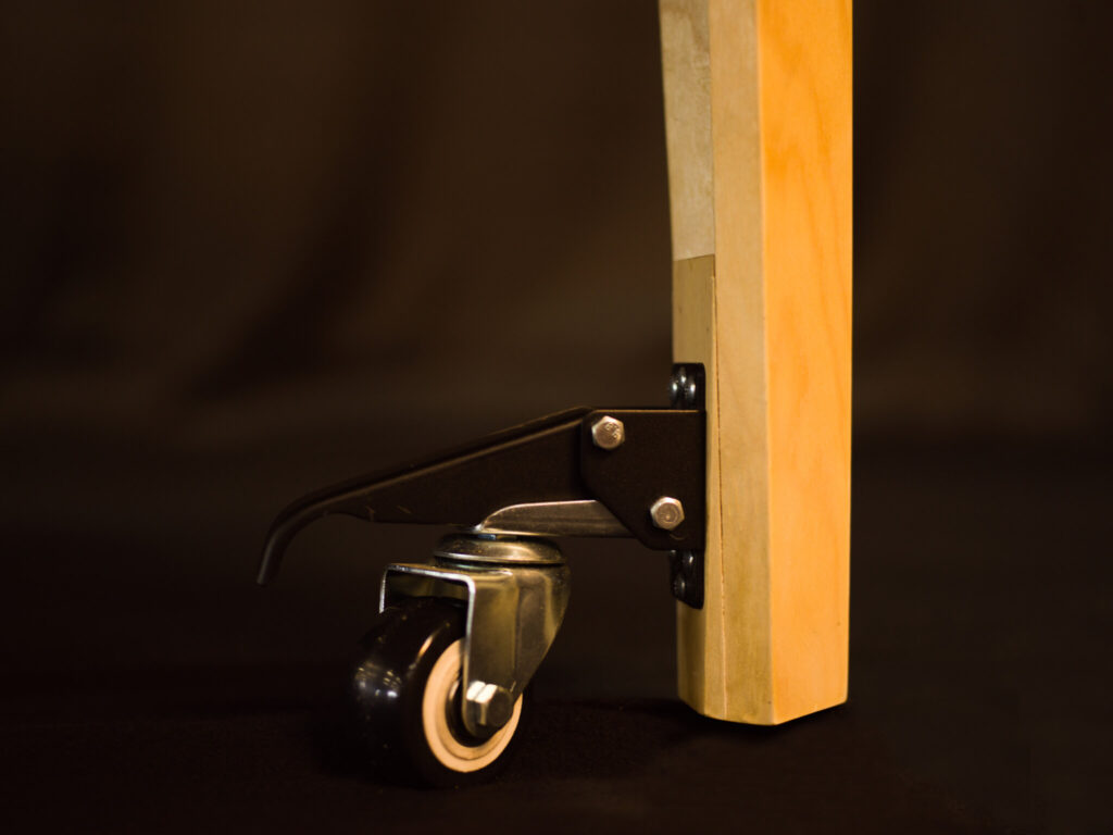 Rolling caster detail