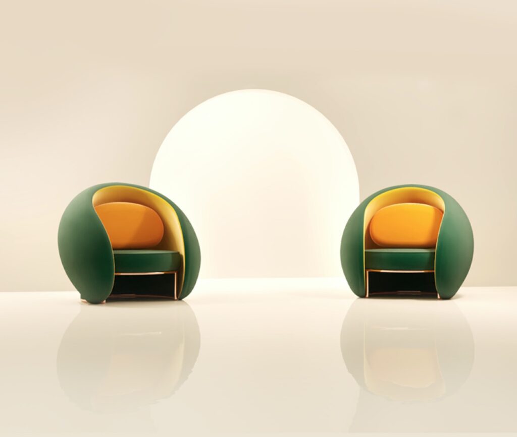 Mandarin Chair two facing front