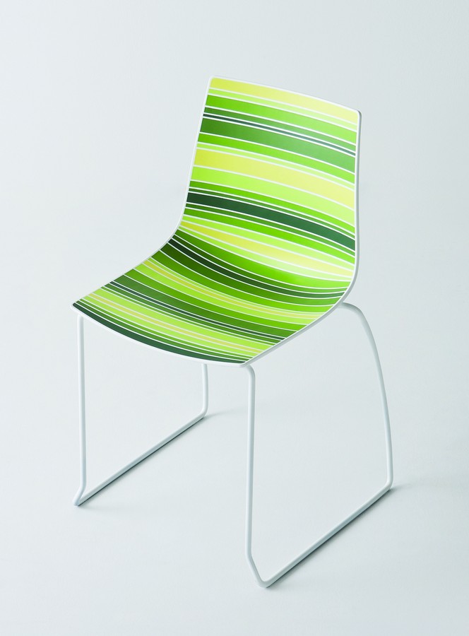 Colorfive in green stripes