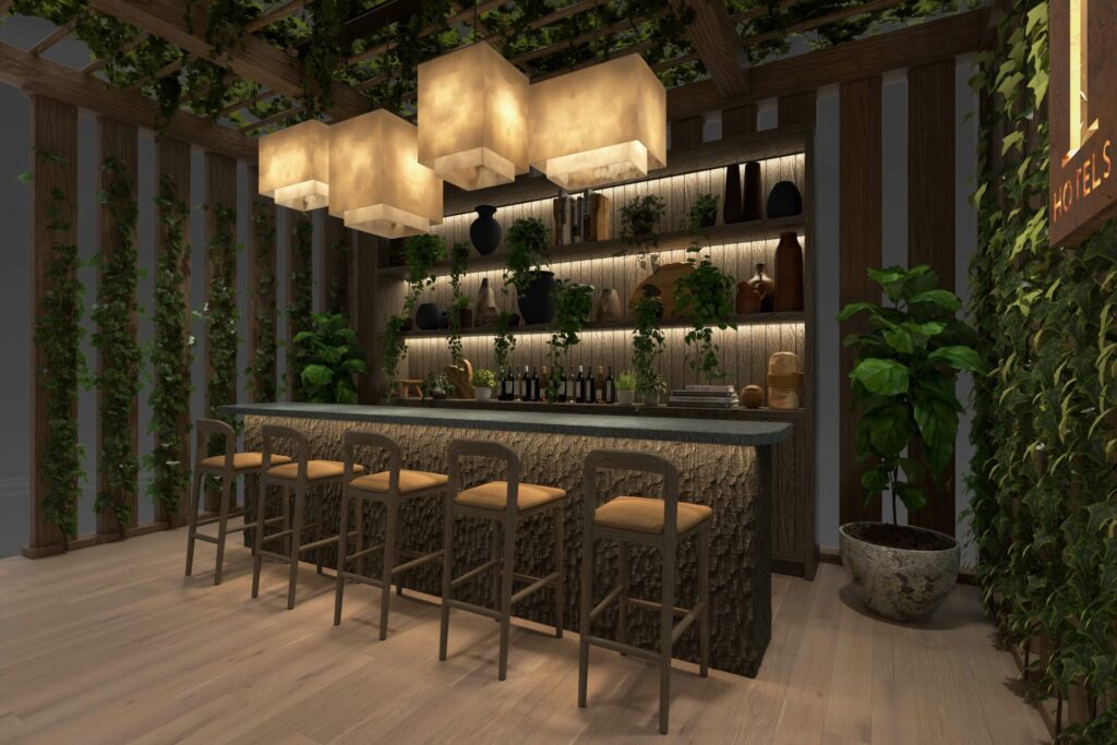 Designed by Nature room rendering